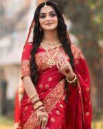 প্রিমিয়াম জাপানি সিল্ক শাড়ী। - Image 6