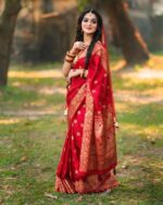 প্রিমিয়াম জাপানি সিল্ক শাড়ী।