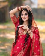 প্রিমিয়াম জাপানি সিল্ক শাড়ী। - Image 3