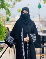 এলিগ্যান্ট দুবাই স্টাইল আবায়া - Image 3