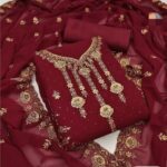 Embroidary Georjet Three Piece - Image 3