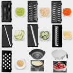 Multifunctional Rotate Vegetable Slicer with Basket 9 in 1 - Image 2